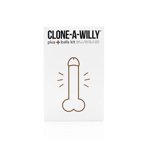 Clone-A-Willy Plus – Vibrating Dildo Kit With Balls (Deep Skin Tone) - Image 3