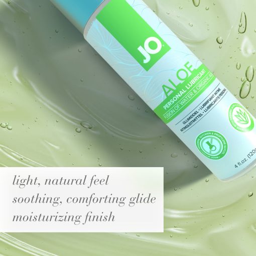 Jo Aloe Water-Based Lubricant Original 4 Oz. - Image 3