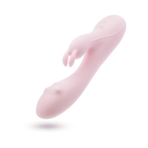 Play With Me Fairy Flutter Rabbit Vibrator – Rotating, Pink Silicone - Image 3
