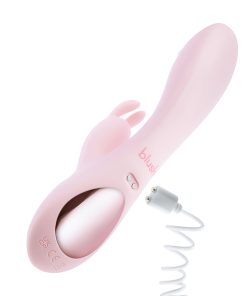 Play With Me Fairy Flutter Rabbit Vibrator – Rotating, Pink Silicone