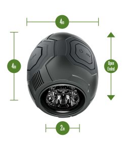 M For Men Dome X Vibrating Masturbator Black