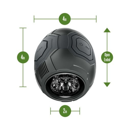 M For Men Dome X Vibrating Masturbator Black - Image 9