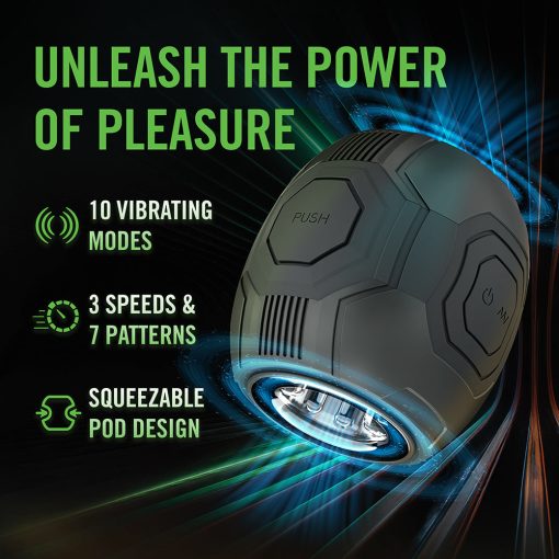 M For Men Dome X Vibrating Masturbator Black - Image 10
