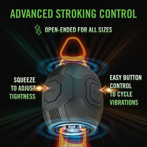 M For Men Dome X Vibrating Masturbator Black - Image 11