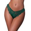 Magic Silk Evermore Split Crotch Panty Emerald L/Xl