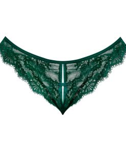 Magic Silk Evermore Split Crotch Panty Emerald L/Xl