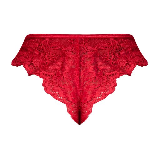 Magic Silk Sugar High Split Crotch Panty Red S/M - Image 4