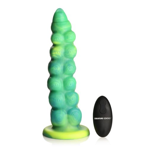 Creature Cocks Squirmer Thrusting & Vibrating Silicone Dildo - Image 2