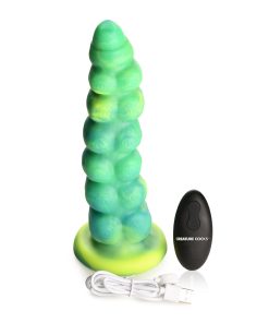 Creature Cocks Squirmer Thrusting & Vibrating Silicone Dildo