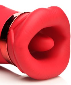Lickgasm Kiss Me More Kissing, Sucking, & Vibrating Clitoral Stimulator
