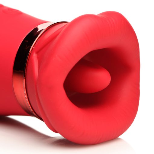 Lickgasm Kiss Me More Kissing, Sucking, & Vibrating Clitoral Stimulator - Image 9