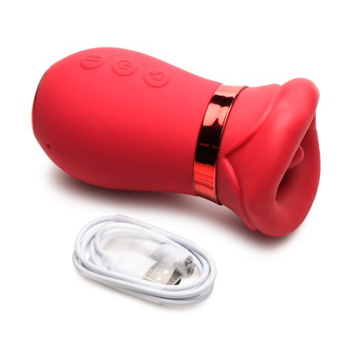 Lickgasm Kiss Me More Kissing, Sucking, & Vibrating Clitoral Stimulator - Image 10