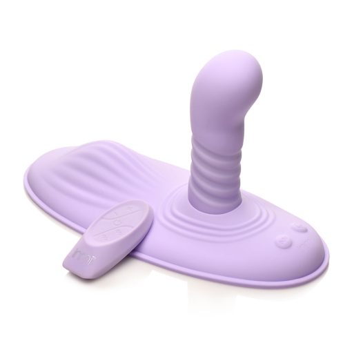 Inmi Thrust 'N' Grind Thrusting & Vibrating With Remote Silicone Grinder - Image 3