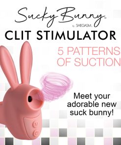 Shegasm Sucky Bunny Clit Stimulator Pink