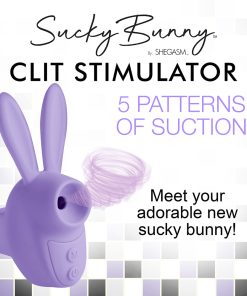 Shegasm Sucky Bunny Clit Stimulator Purple
