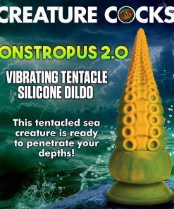 Creature Cocks Monstropus 2.0 Vibrating Tentacle Silicone Dildo