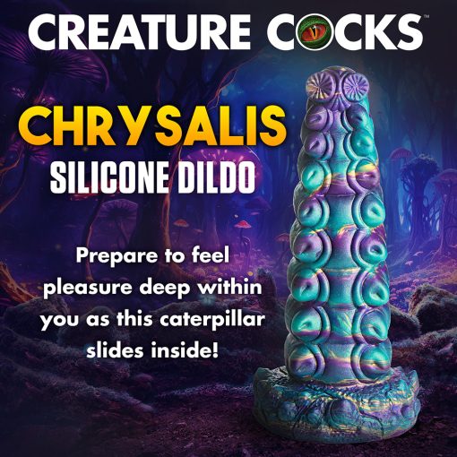 Fantasy Silicone Dildo – Creature Cocks Chrysalis Alien Suction Cup Toy - Image 9