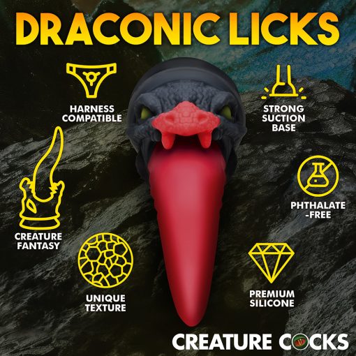 Creature Cocks Dragon Roar Silicone Dildo - Image 12