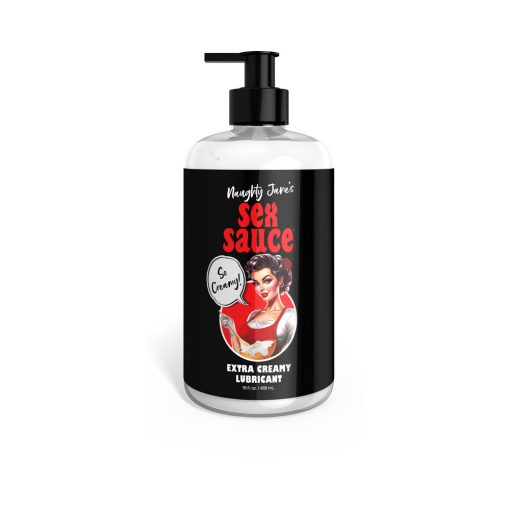 Naughty Jane'S Sex Sauce Extra Creamy Lubricant 16 Oz.
