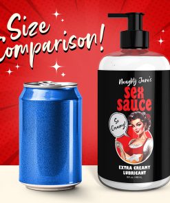 Naughty Jane'S Sex Sauce Extra Creamy Lubricant 16 Oz.