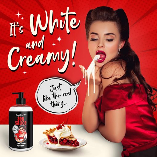 Naughty Jane'S Sex Sauce Extra Creamy Lubricant 16 Oz. - Image 8