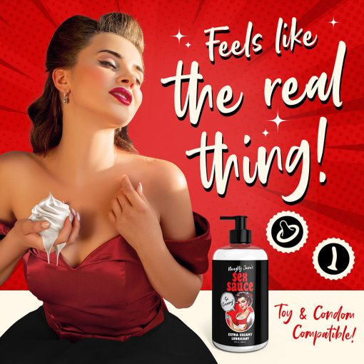 Naughty Jane'S Sex Sauce Extra Creamy Lubricant 16 Oz. - Image 9