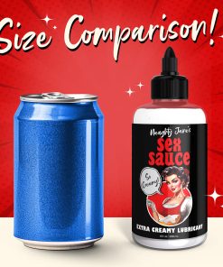 Naughty Jane'S Sex Sauce Extra Creamy Lubricant 8 Oz.