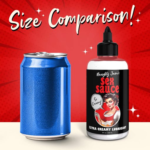 Naughty Jane'S Sex Sauce Extra Creamy Lubricant 8 Oz. - Image 6