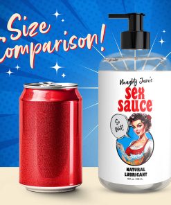 Naughty Jane'S Sex Sauce Natural Lubricant 16 Oz.