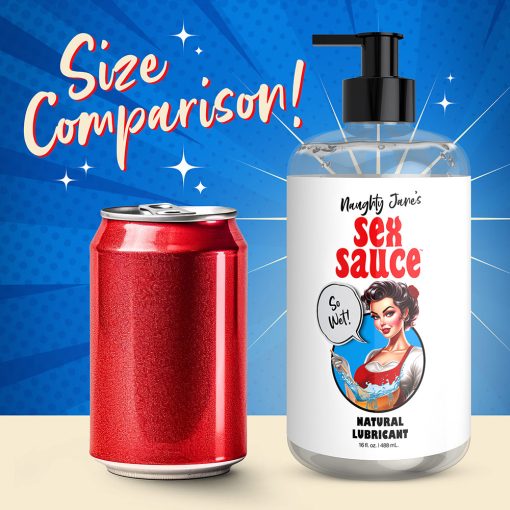Naughty Jane'S Sex Sauce Natural Lubricant 16 Oz. - Image 6