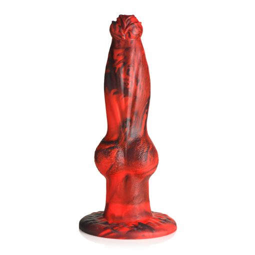 Creature Cocks Hell Wolf Thrusting & Vibrating Silicone Dildo - Image 4