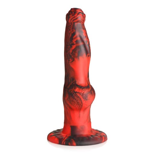 Creature Cocks Hell Wolf Thrusting & Vibrating Silicone Dildo - Image 6