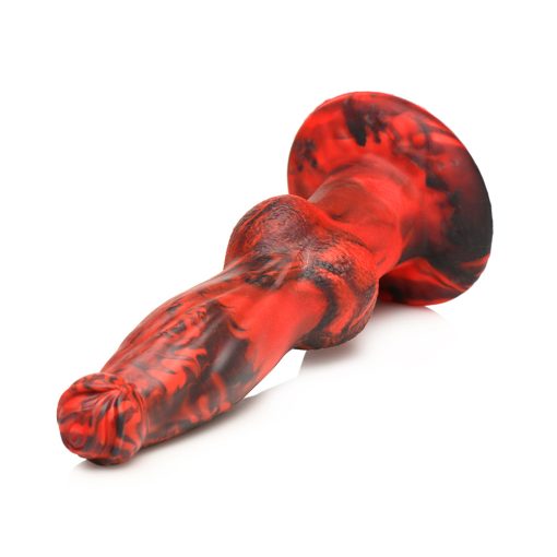 Creature Cocks Hell Wolf Thrusting & Vibrating Silicone Dildo - Image 9