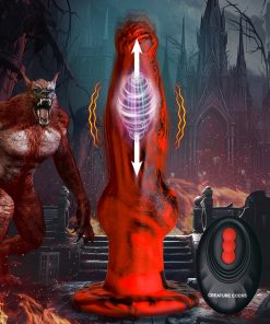 Creature Cocks Hell Wolf Thrusting & Vibrating Silicone Dildo