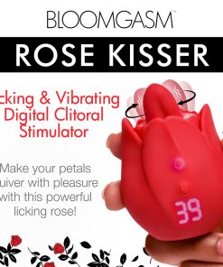 Bloomgasm Rose Kisser Licking & Vibrating Digital Clitoral Stimulator