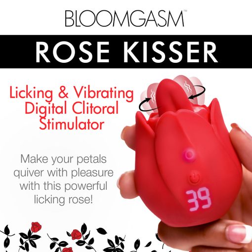 Bloomgasm Rose Kisser Licking & Vibrating Digital Clitoral Stimulator - Image 10