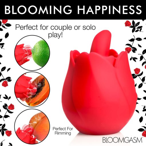 Bloomgasm Rose Kisser Licking & Vibrating Digital Clitoral Stimulator - Image 11