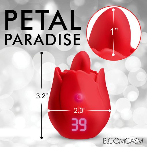 Bloomgasm Rose Kisser Licking & Vibrating Digital Clitoral Stimulator - Image 12