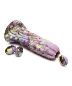 Creature Cocks Dragon Spawn Dragon Ovipositor Silicone Dildo With Eggs