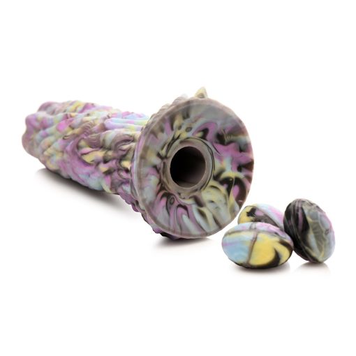 Creature Cocks Dragon Spawn Dragon Ovipositor Silicone Dildo With Eggs - Image 11