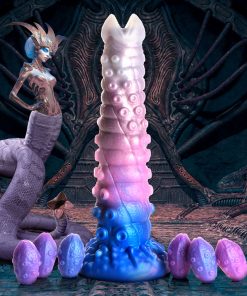 Creature Cocks Tenta-Queen Ovipositor Silicone Dildo With Eggs
