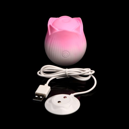 Bloomgasm Pulsing Petals Throbbing Rose Stimulator Pink - Image 8