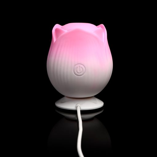 Bloomgasm Pulsing Petals Throbbing Rose Stimulator Pink - Image 9