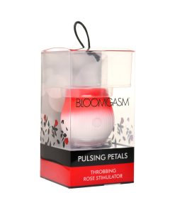 Bloomgasm Pulsing Petals Throbbing Rose Stimulator Red