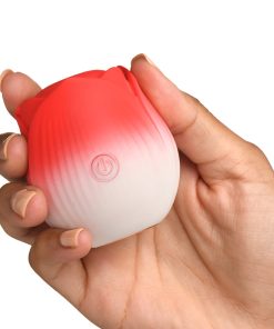 Bloomgasm Pulsing Petals Throbbing Rose Stimulator Red