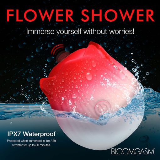 Bloomgasm Pulsing Petals Throbbing Rose Stimulator Red - Image 5