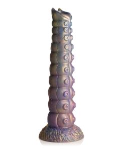 Creature Cocks Deep Invader Tentacle Ovipositor Silicone Dildo With Eggs