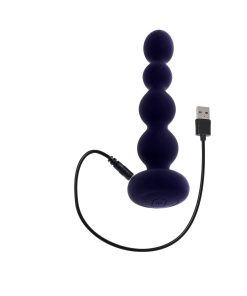 Evolved Pleasure Orbit Rechargeable Vibe With Remote Silicone Purple