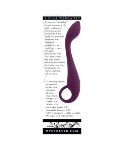 Evolved Lochness G Rechargeable Vibrator Silicone Burgundy