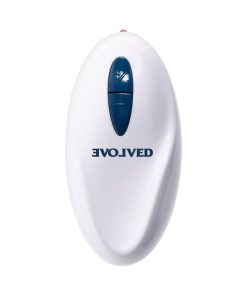 Evolved The Flapper Rechargeable Vibrator With Remote Silicone Blue